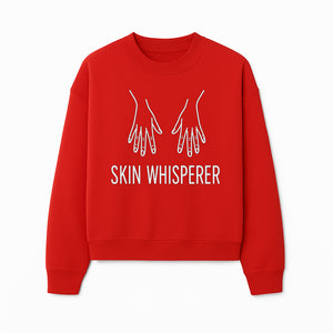 Skin Whisperer Neon Sign | Hands Symbol | Spa & Wellness Decor | Home Ambiance Lighting | Healing & Relaxation Theme - Sweatshirt 1758350862150.jpg