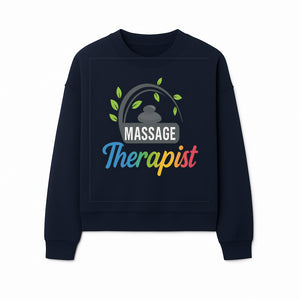 Massage Therapist Logo with Stones and Leaves | Wellness Spa Design for Therapists | Relaxation and Healing Services Brand - Sweatshirt 1758350862750.jpg