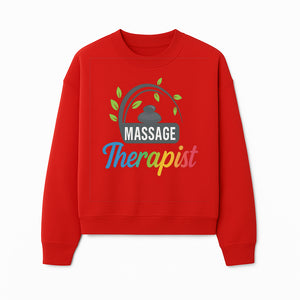 Massage Therapist Logo with Stones and Leaves | Wellness Spa Design for Therapists | Relaxation and Healing Services Brand - Sweatshirt 1758350862880.jpg