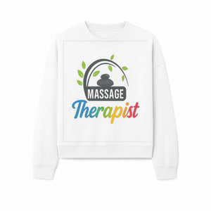 Massage Therapist Logo with Stones and Leaves | Wellness Spa Design for Therapists | Relaxation and Healing Services Brand - Sweatshirt 1758350863160.jpg