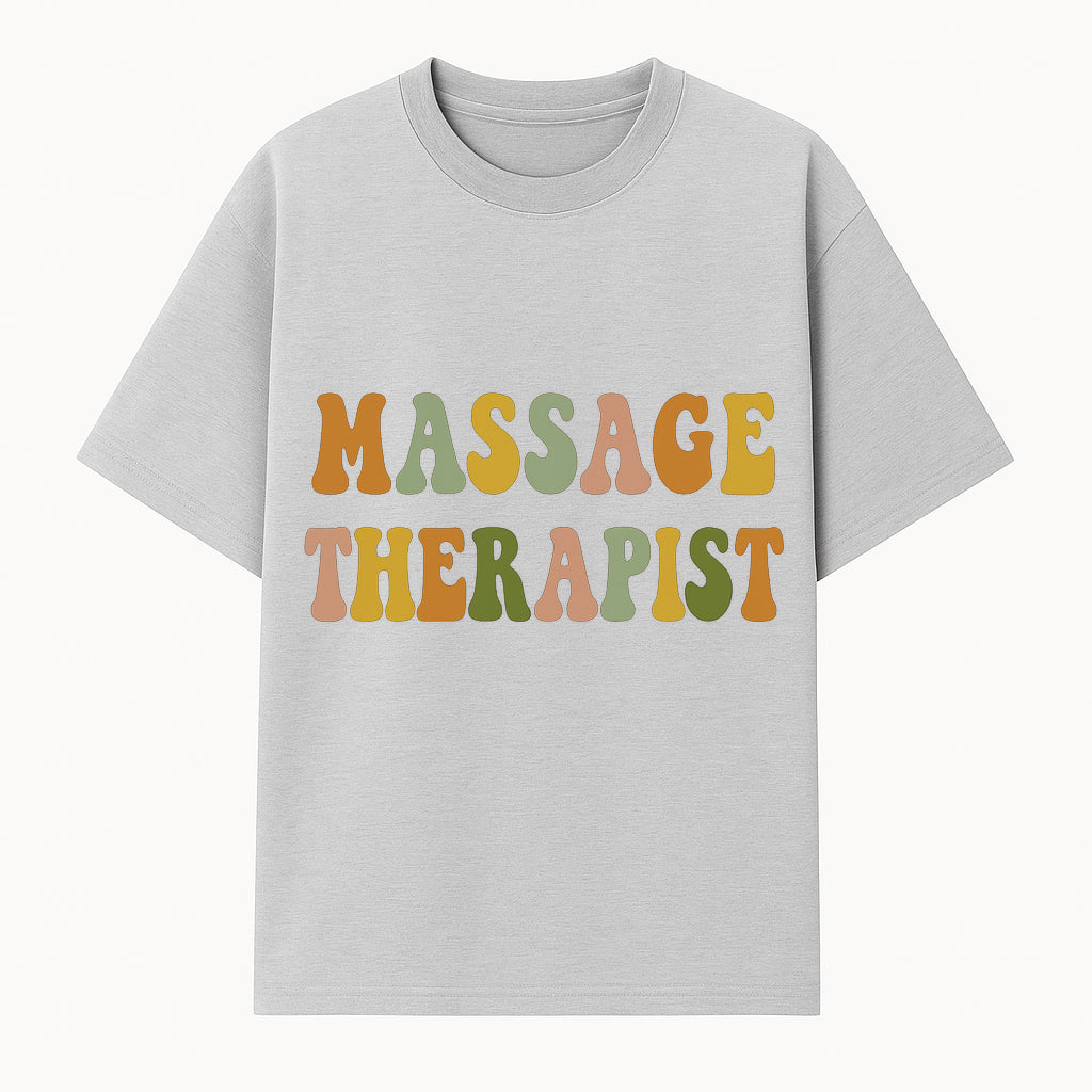 Colorful Massage Therapist Wall Art Print - Spa Decor, Relaxation Room, Inspirational Quote, Modern Typography, Home or Office Decor - T-shirt 1758350863655.jpg