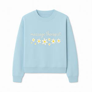 Massage Therapist Wall Art Decor with Floral Design - Calming Green Aesthetic for Spa, Wellness, and Relaxation Spaces - Sweatshirt 1758350867763.jpg