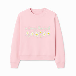 Massage Therapist Wall Art Decor with Floral Design - Calming Green Aesthetic for Spa, Wellness, and Relaxation Spaces - Sweatshirt 1758350867880.jpg