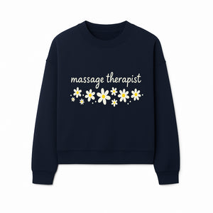 Massage Therapist Wall Art Decor with Floral Design - Calming Green Aesthetic for Spa, Wellness, and Relaxation Spaces - Sweatshirt 1758350868141.jpg