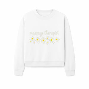 Massage Therapist Wall Art Decor with Floral Design - Calming Green Aesthetic for Spa, Wellness, and Relaxation Spaces - Sweatshirt 1758350868543.jpg