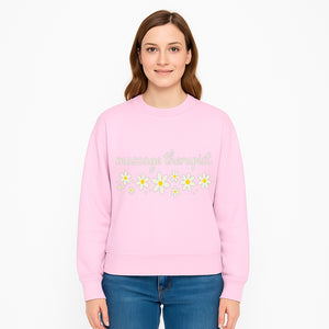 Massage Therapist Wall Art Decor with Floral Design - Calming Green Aesthetic for Spa, Wellness, and Relaxation Spaces - Sweatshirt 1758350869846.jpg