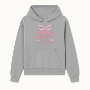 Personalized Massage Therapist Sign - Custom Name Neon Pink Decor for Home Spa or Office - Stylish Gift for Massage Therapists - Hoodie 1758350870127.jpg