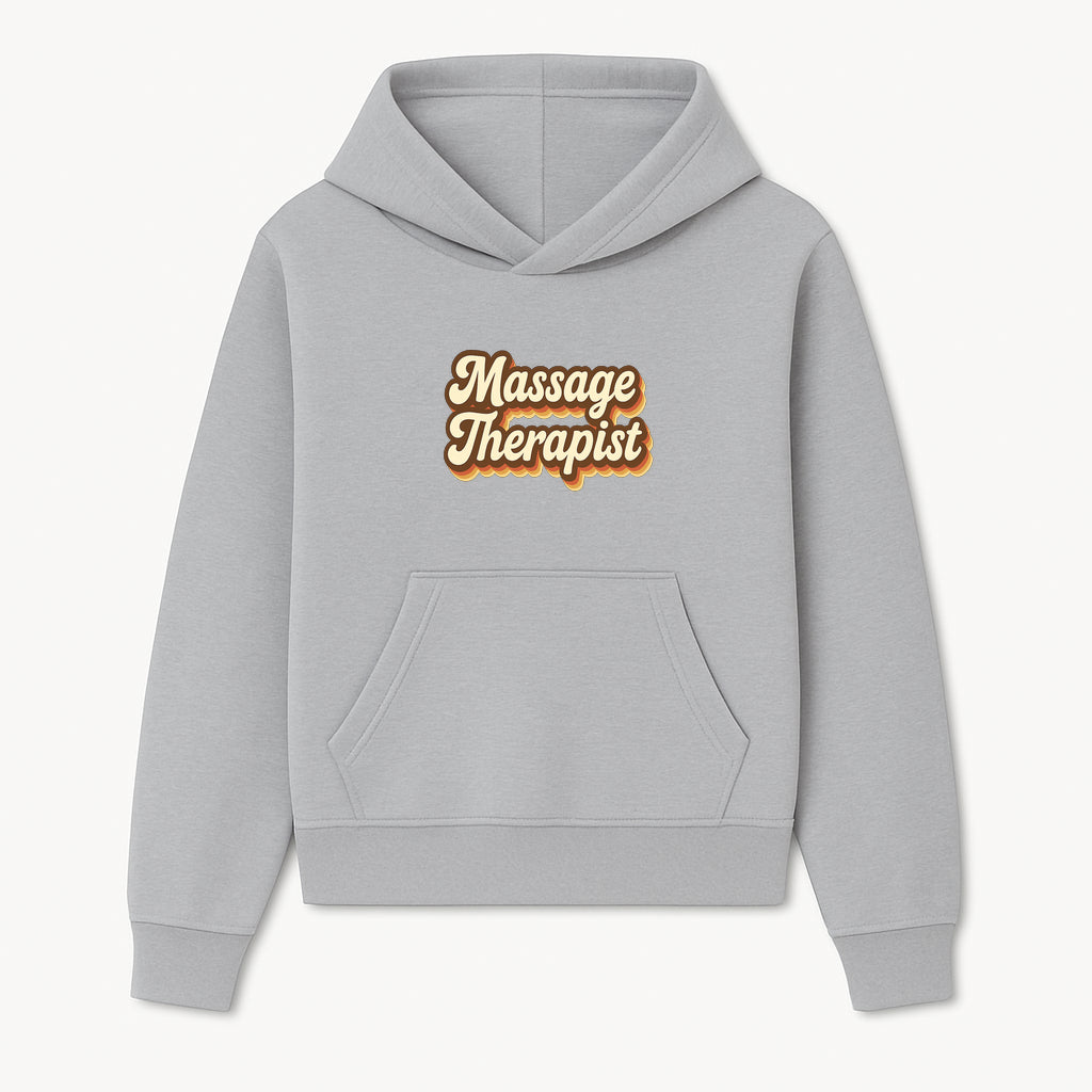 Retro Massage Therapist Signage Art | Vintage Home Decor | Relaxation & Wellness Gift for Massage Professionals - Hoodie 1758350870200.jpg