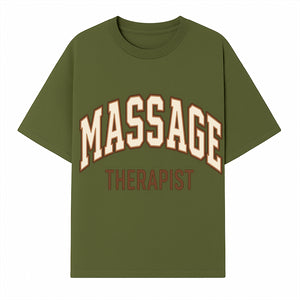 Massage Therapist Vintage Graphic Tee | Relaxation & Wellness Apparel | Perfect Gift for Massage Professionals - T-shirt 1758350870269.jpg