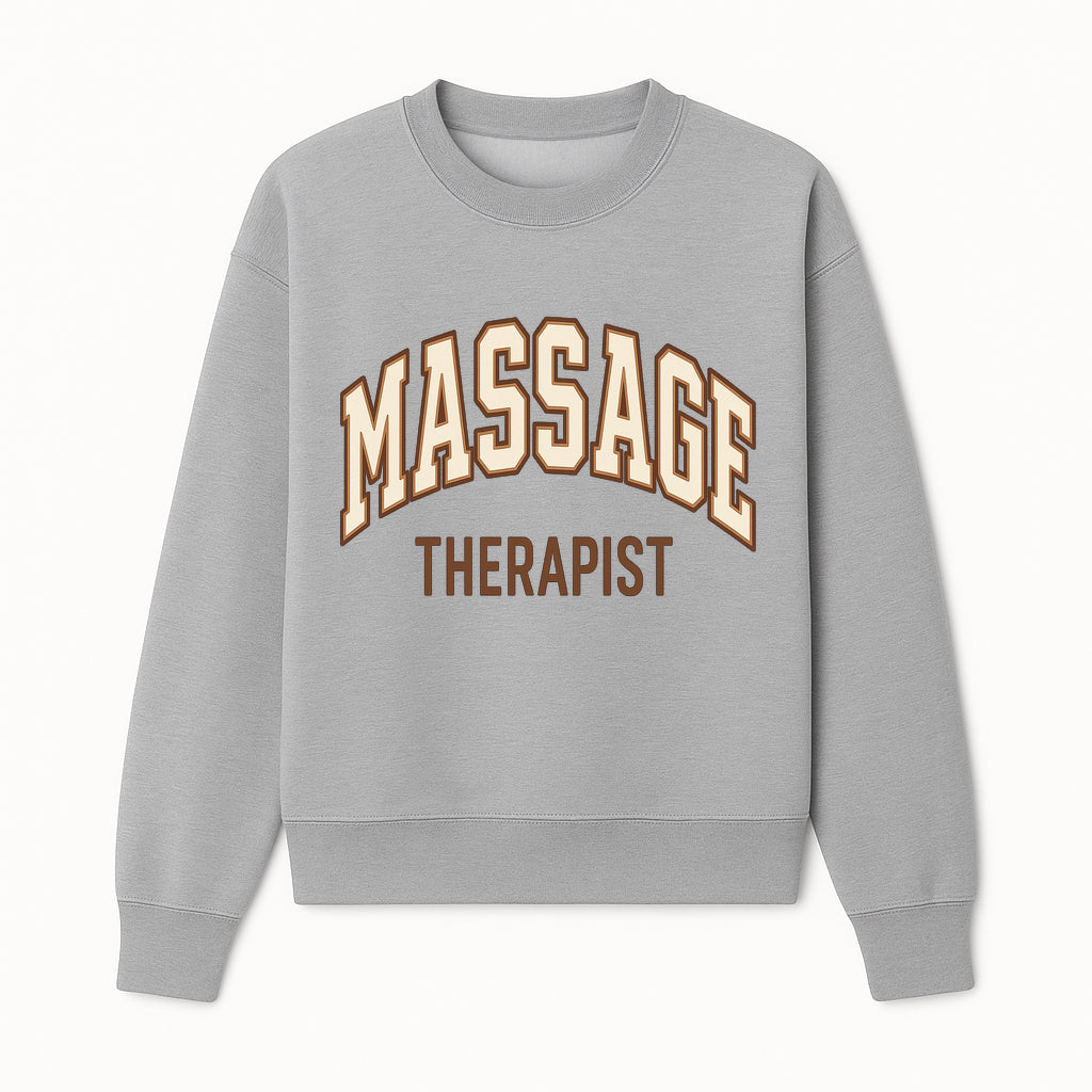 Massage Therapist Vintage Graphic Tee | Relaxation & Wellness Apparel | Perfect Gift for Massage Professionals - Sweatshirt 1758350872726.jpg