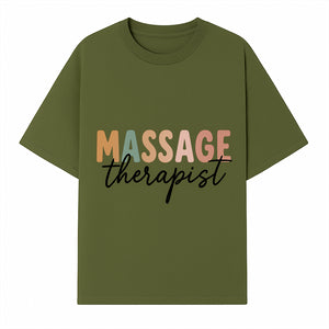 Custom Massage Therapist Sign | Neon Style Wall Art | Relaxation Decor for Spa & Wellness Center - T-shirt 1758350879182.jpg