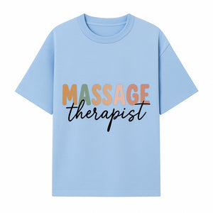 Custom Massage Therapist Sign | Neon Style Wall Art | Relaxation Decor for Spa & Wellness Center - T-shirt 1758350879432.jpg