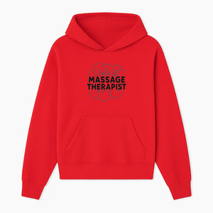 Massage Therapist Floral Design T-Shirt, Relaxation Gift for Spa Professionals, Healing Arts Apparel, Custom Therapist Merchandise - Hoodie 1758350879742.jpg