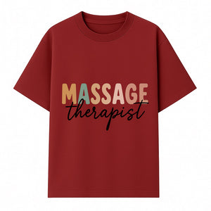 Custom Massage Therapist Sign | Neon Style Wall Art | Relaxation Decor for Spa & Wellness Center - T-shirt 1758350879762.jpg