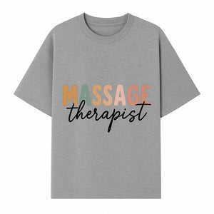 Custom Massage Therapist Sign | Neon Style Wall Art | Relaxation Decor for Spa & Wellness Center - T-shirt 1758350880150.jpg