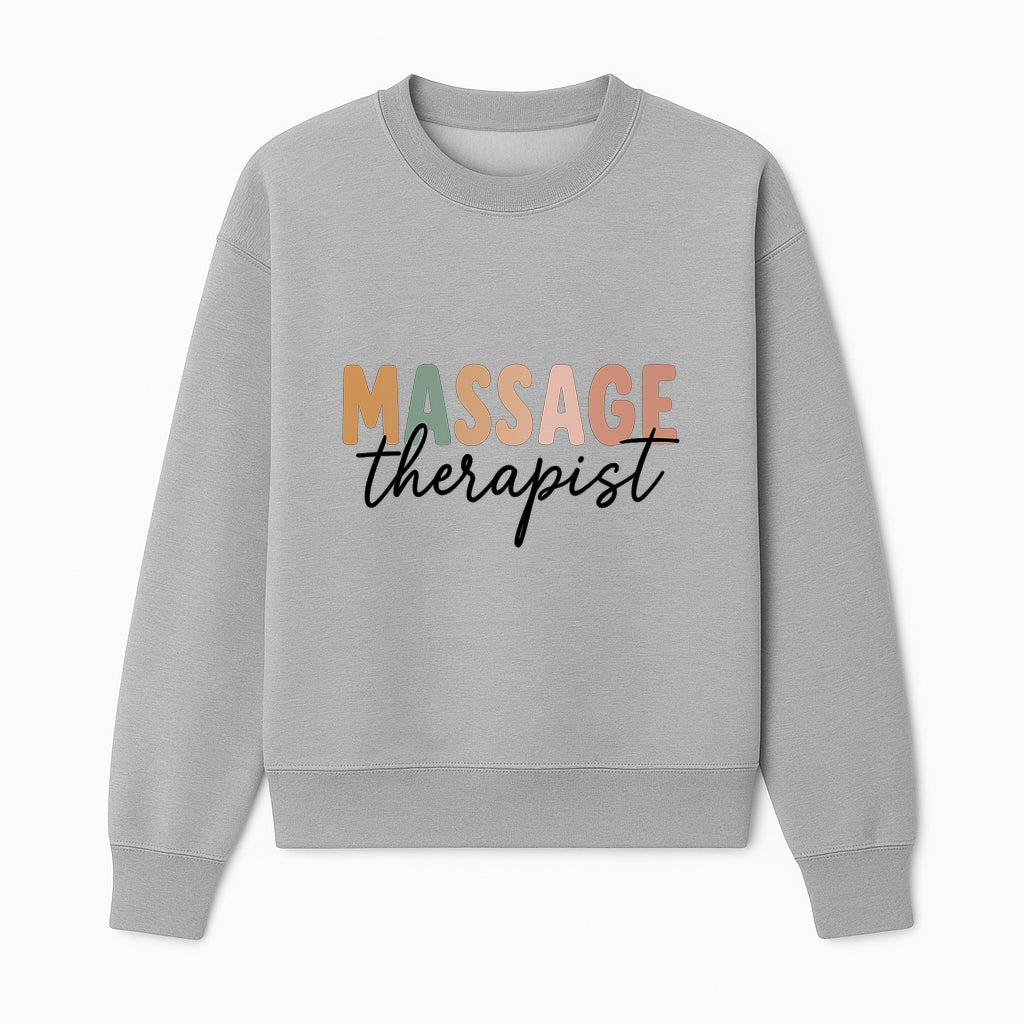 Custom Massage Therapist Sign | Neon Style Wall Art | Relaxation Decor for Spa & Wellness Center - Sweatshirt 1758350881683.jpg