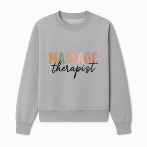 Custom Massage Therapist Sign | Neon Style Wall Art | Relaxation Decor for Spa & Wellness Center - Sweatshirt 1758350881683.jpg