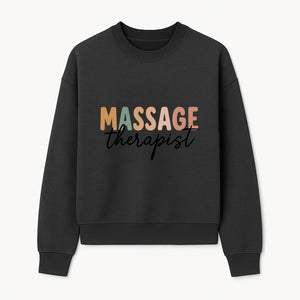 Custom Massage Therapist Sign | Neon Style Wall Art | Relaxation Decor for Spa & Wellness Center - Sweatshirt 1758350881967.jpg