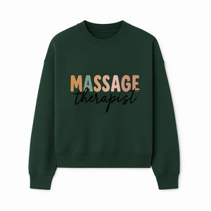 Custom Massage Therapist Sign | Neon Style Wall Art | Relaxation Decor for Spa & Wellness Center - Sweatshirt 1758350882093.jpg