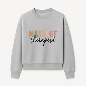 Custom Massage Therapist Sign | Neon Style Wall Art | Relaxation Decor for Spa & Wellness Center - Sweatshirt 1758350882293.jpg