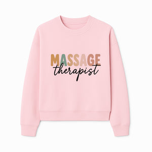 Custom Massage Therapist Sign | Neon Style Wall Art | Relaxation Decor for Spa & Wellness Center - Sweatshirt 1758350882557.jpg