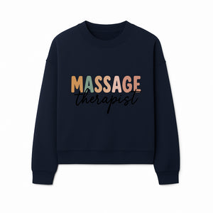 Custom Massage Therapist Sign | Neon Style Wall Art | Relaxation Decor for Spa & Wellness Center - Sweatshirt 1758350882816.jpg