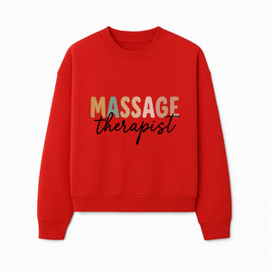 Custom Massage Therapist Sign | Neon Style Wall Art | Relaxation Decor for Spa & Wellness Center - Sweatshirt 1758350882954.jpg