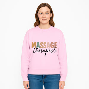 Custom Massage Therapist Sign | Neon Style Wall Art | Relaxation Decor for Spa & Wellness Center - Sweatshirt 1758350884459.jpg