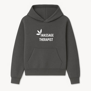 Massage Therapist Sign with Leaf Design, Wellness Studio Decor, Spa Signage, Relaxation Decor, Complementary Therapy Artwork - Hoodie 1758350888217.jpg