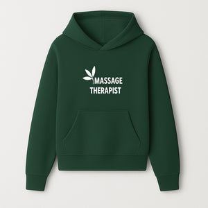 Massage Therapist Sign with Leaf Design, Wellness Studio Decor, Spa Signage, Relaxation Decor, Complementary Therapy Artwork - Hoodie 1758350888365.jpg
