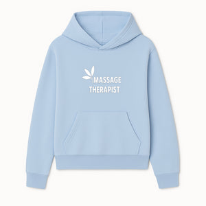 Massage Therapist Sign with Leaf Design, Wellness Studio Decor, Spa Signage, Relaxation Decor, Complementary Therapy Artwork - Hoodie 1758350888614.jpg
