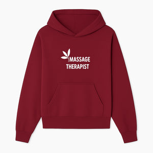 Massage Therapist Sign with Leaf Design, Wellness Studio Decor, Spa Signage, Relaxation Decor, Complementary Therapy Artwork - Hoodie 1758350888926.jpg