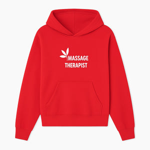 Massage Therapist Sign with Leaf Design, Wellness Studio Decor, Spa Signage, Relaxation Decor, Complementary Therapy Artwork - Hoodie 1758350889187.jpg