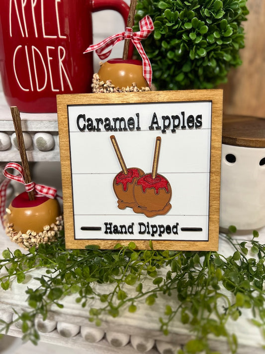 Caramel Apple Sign Apple Tiered Tray Signs Apple Signs Fall Tiered Tray Signs Fall Decor 1758511917114.jpg