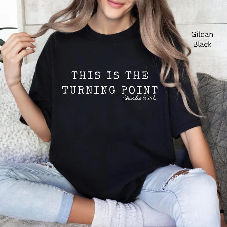 This Is The Turning Point Sweatshirt Charlie Kirk Shirt Inspirational Quote Sweater Positive Mindset Pullover 1758512072074.jpg