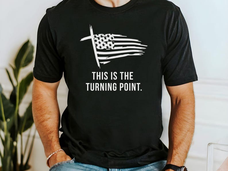 Charlie Kirk T Shirt Turning Point American Flag Cross Shirt Patriotic Shirt For Remembrance Memorial Gift Conservative Apparel 1758512907387.jpg