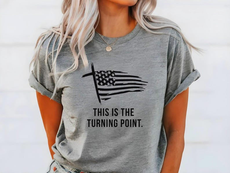 Charlie Kirk T Shirt Turning Point American Flag Cross Shirt Patriotic Shirt For Remembrance Memorial Gift Conservative Apparel 1758512908159.jpg