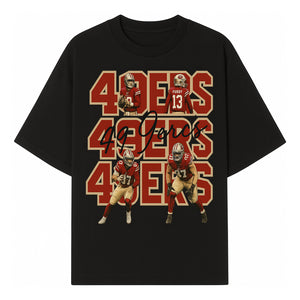 San Francisco 49ers Football Art Print, Player Collage Wall Decor, Team Spirit Home Decoration, Gift for Fans, Sports Art - T-shirt 1758559961984.jpg