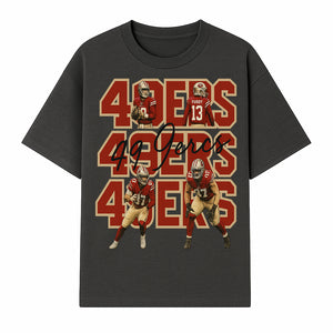 San Francisco 49ers Football Art Print, Player Collage Wall Decor, Team Spirit Home Decoration, Gift for Fans, Sports Art - T-shirt 1758559962098.jpg