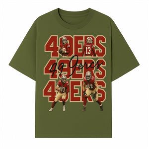 San Francisco 49ers Football Art Print, Player Collage Wall Decor, Team Spirit Home Decoration, Gift for Fans, Sports Art - T-shirt 1758559962231.jpg
