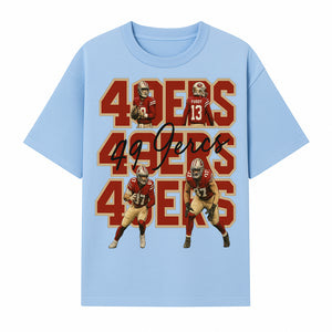 San Francisco 49ers Football Art Print, Player Collage Wall Decor, Team Spirit Home Decoration, Gift for Fans, Sports Art - T-shirt 1758559962506.jpg