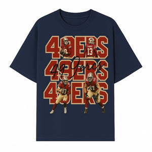 San Francisco 49ers Football Art Print, Player Collage Wall Decor, Team Spirit Home Decoration, Gift for Fans, Sports Art - T-shirt 1758559962910.jpg