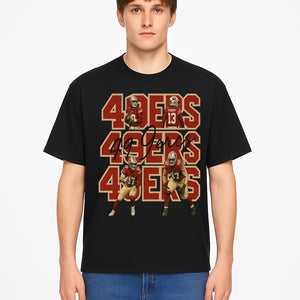 San Francisco 49ers Football Art Print, Player Collage Wall Decor, Team Spirit Home Decoration, Gift for Fans, Sports Art - T-shirt 1758559964469.jpg