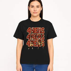 San Francisco 49ers Football Art Print, Player Collage Wall Decor, Team Spirit Home Decoration, Gift for Fans, Sports Art - T-shirt 1758559964645.jpg