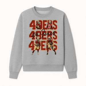 San Francisco 49ers Football Art Print, Player Collage Wall Decor, Team Spirit Home Decoration, Gift for Fans, Sports Art - Sweatshirt 1758559964784.jpg