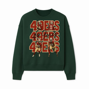 San Francisco 49ers Football Art Print, Player Collage Wall Decor, Team Spirit Home Decoration, Gift for Fans, Sports Art - Sweatshirt 1758559965198.jpg