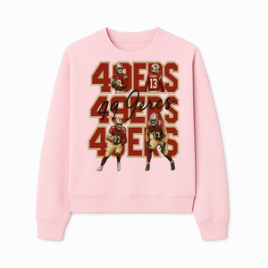 San Francisco 49ers Football Art Print, Player Collage Wall Decor, Team Spirit Home Decoration, Gift for Fans, Sports Art - Sweatshirt 1758559965569.jpg