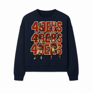 San Francisco 49ers Football Art Print, Player Collage Wall Decor, Team Spirit Home Decoration, Gift for Fans, Sports Art - Sweatshirt 1758559965819.jpg