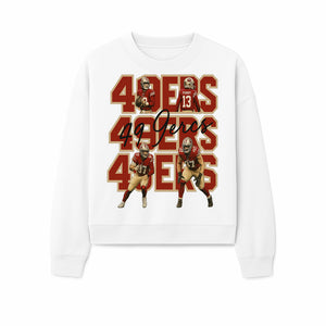 San Francisco 49ers Football Art Print, Player Collage Wall Decor, Team Spirit Home Decoration, Gift for Fans, Sports Art - Sweatshirt 1758559966243.jpg