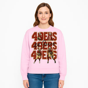 San Francisco 49ers Football Art Print, Player Collage Wall Decor, Team Spirit Home Decoration, Gift for Fans, Sports Art - Sweatshirt 1758559967518.jpg